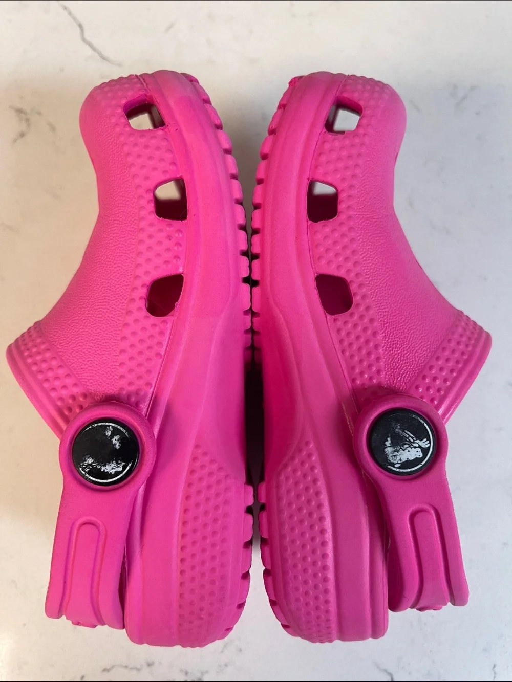 Crocs Classic Clogs Kids Size 7 Pink 206990 Barbie Pink